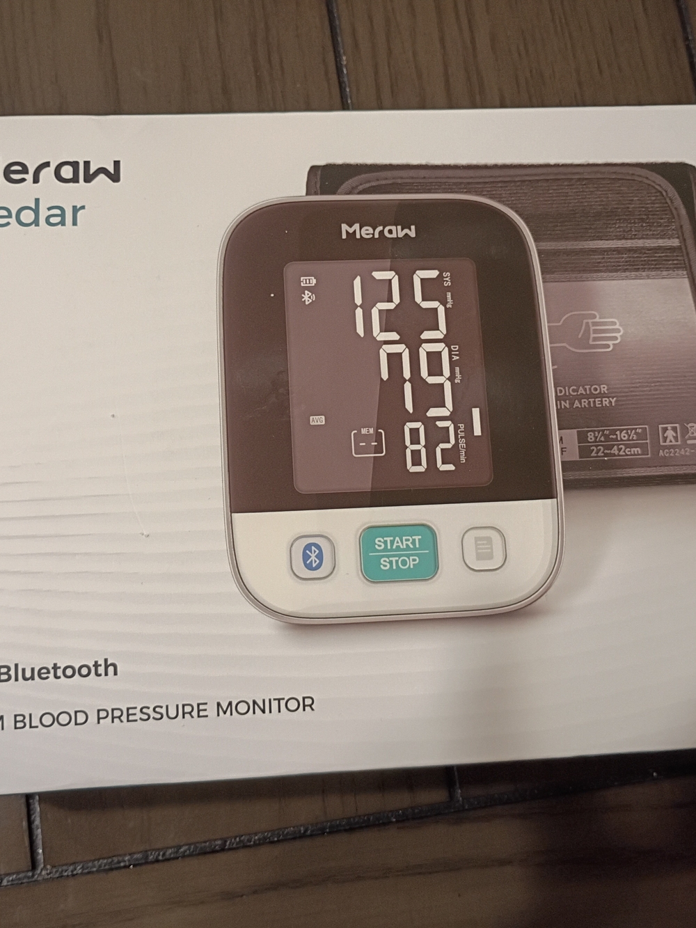 Meraw Blood Pressure Monitor Home Use, Blood Pressure Cuff Digital Arm,